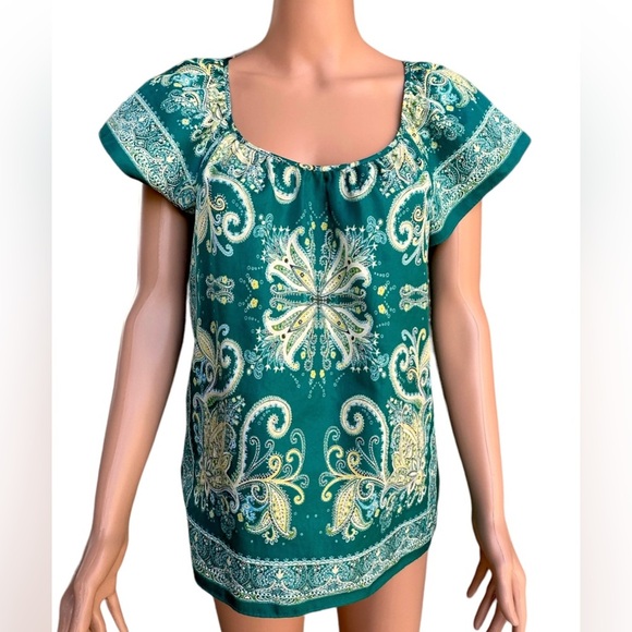 LOFT Bandana Handkerchief Blouse size XS - Picture 1 of 6